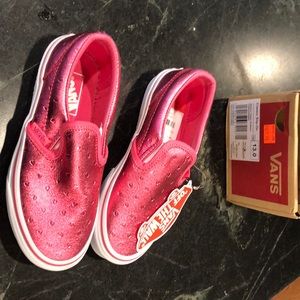 Brand new tags on Girls Pink Vans 13